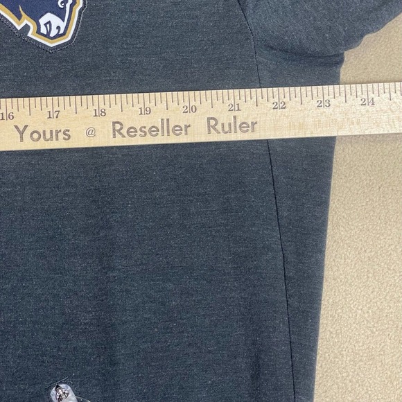 Nike Sweatshirt Adult Large Gray LA Rams Swoosh Dri Fit Full Zip NFL‎ Mens NWT - Picture 7 of 14